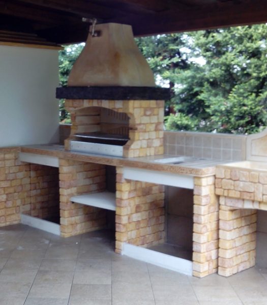Cucine prefabbricate – miccichè – architetture da giardino Barbecue da esterno muratura