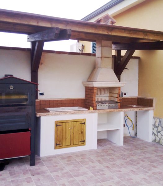 Cucina prefabbricata da esterno mod. ouk2 – miccichè – architetture ... Cucine in muratura per esterni