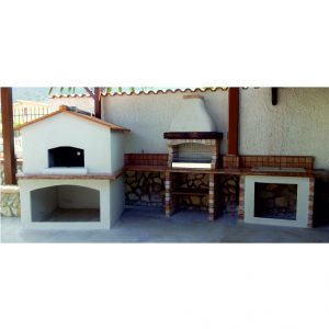 FORNO VULCANO CON BARBECUE SALINA ART. 2035